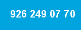 926 249 07 70